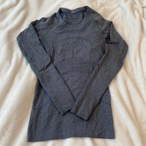 Lululemon Dark Grey Athletic Long Sleeve